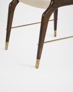 Image 5 of 6: Interlude Home Tate Vegan Leather Dining Side Chairs, Set of 2