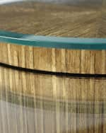 Image 3 of 4: John-Richard Collection Stria Dining Table, 54"