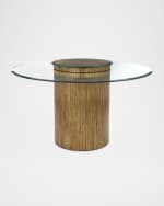Image 1 of 4: John-Richard Collection Stria Dining Table, 54"