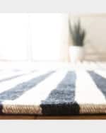 Image 5 of 5: Ralph Lauren Home Celeste Stripe Patch Hand-Woven Rug, 6' x 9'