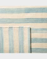 Image 4 of 5: Ralph Lauren Home Celeste Stripe Patch Hand-Woven Rug, 6' x 9'