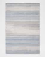 Image 1 of 4: Ralph Lauren Home Bluff Point Stripe Hand-Woven Rug, 10' x 14'