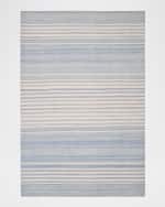 Image 1 of 4: Ralph Lauren Home Bluff Point Stripe Hand-Woven Rug, 6' x 9'