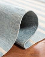 Image 4 of 4: Ralph Lauren Home Bluff Point Stripe Hand-Woven Rug, 6' x 9'