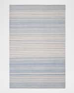 Image 1 of 4: Ralph Lauren Home Bluff Point Stripe Hand-Woven Rug, 9' x 12'
