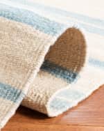 Image 2 of 4: Ralph Lauren Home Brett Stripe Flat-Weave Rug, 9' x 12'