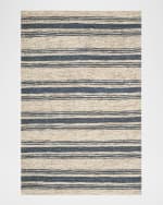 Image 1 of 4: Ralph Lauren Home Cliff Stripe Hand-Knotted Rug, 9' x 12'