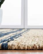Image 4 of 4: Ralph Lauren Home Cliff Stripe Hand-Knotted Rug, 9' x 12'