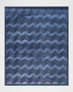 Image 1 of 4: Ralph Lauren Home Monroe Chevron Hand Knotted Rug