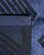 Image 2 of 4: Ralph Lauren Home Monroe Chevron Hand Knotted Rug