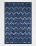Image 1 of 4: Ralph Lauren Home Monroe Chevron Hand Knotted Rug