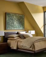 Image 2 of 2: Donna Karan Home Hammered Silk Euro Sham