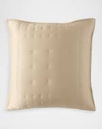 Image 1 of 2: Donna Karan Home Hammered Silk Euro Sham