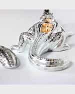 Image 2 of 4: Thompson Ferrier Silvertone Grand Alligator Candle, 14 oz.