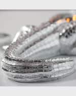 Image 3 of 4: Thompson Ferrier Silvertone Grand Alligator Candle, 14 oz.
