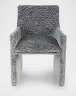Image 3 of 7: Massoud Stratus Dining Arm Chair