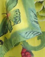 Image 4 of 4: Designers Guild Eleonora Linen Throw, 51" x 71"