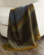 Image 3 of 4: Designers Guild Mikome Mohair/Wool Throw, 51" x 75"