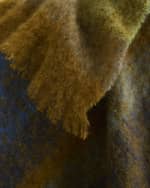 Image 4 of 4: Designers Guild Mikome Mohair/Wool Throw, 51" x 75"