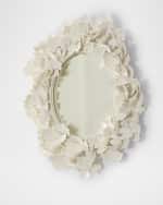 Image 2 of 4: Neiman Marcus Ginkgo Coco Shell Mirror