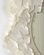 Image 4 of 4: Neiman Marcus Ginkgo Coco Shell Mirror