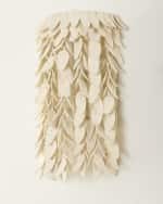 Image 4 of 7: Neiman Marcus Coco Petal 2-Light Sconce