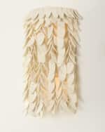 Image 5 of 7: Neiman Marcus Coco Petal 2-Light Sconce