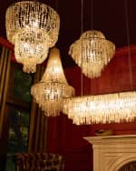 Image 2 of 5: Neiman Marcus Alexandra 36" 4-Light Medium Chandelier