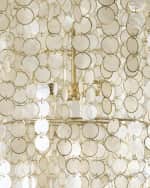 Image 4 of 5: Neiman Marcus Alexandra 36" 4-Light Medium Chandelier