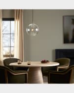 Image 2 of 5: Four Hands Schwung Collection Glass Globe Large Pendant Light