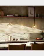 Image 2 of 5: Four Hands Schwung Collection Glass Globe Small Pendant Light