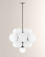 Image 1 of 5: Four Hands Schwung Collection Nova 19-Light Chandelier