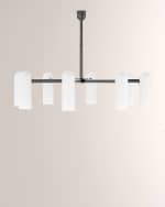 Image 1 of 5: Four Hands Schwung Collection Odyssey Round Medium 8-Light Chandelier