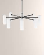 Image 5 of 5: Four Hands Schwung Collection Odyssey Round Medium 8-Light Chandelier