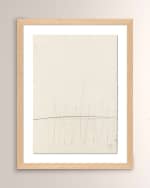 Image 1 of 2: Four Hands "M Line Drawing" Framed Giclee by Karen Covey