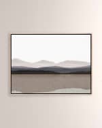 Image 1 of 2: Four Hands "Paper Land" Framed Giclee by Dan Hobday