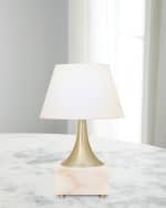Image 1 of 2: Couture Lamps Marble Rechargeable 12" Table Lamp