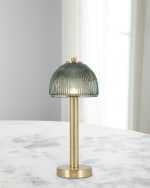 Image 2 of 2: Couture Lamps Glass Rechargeable 16.5" Table Lamp