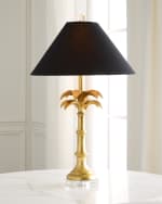 Image 3 of 3: Couture Lamps Palm Leaf 32" Table Lamp