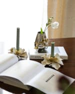 Image 3 of 4: Michael Aram Gardenia Candleholders, Set of 2