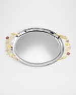 Image 4 of 5: Michael Aram Wildflowers Oval Tray
