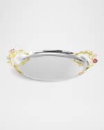 Image 1 of 5: Michael Aram Wildflowers Oval Tray