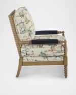 Image 4 of 7: Massoud Evelyn Spindle Chair