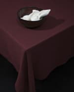 Image 3 of 3: L'Objet Linen Sateen Tablecloth, 70" x 90"