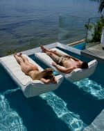 Image 1 of 6: SUNNYLiFE Luxe Lie-On Inflatable Lounger