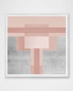 Image 1 of 2: Wendover Art Group "Silver Maze 3" Framed Giclee