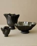 Image 2 of 2: Global Views Folha Footed Bowl