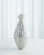 Image 1 of 3: Global Views Bobbin Vase, Medium 22"