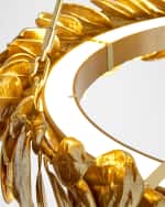 Image 3 of 5: Global Views Laurel 50" LED Chandelier
