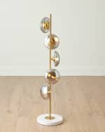 Image 1 of 2: Global Views Stellar 36" Floor Lamp